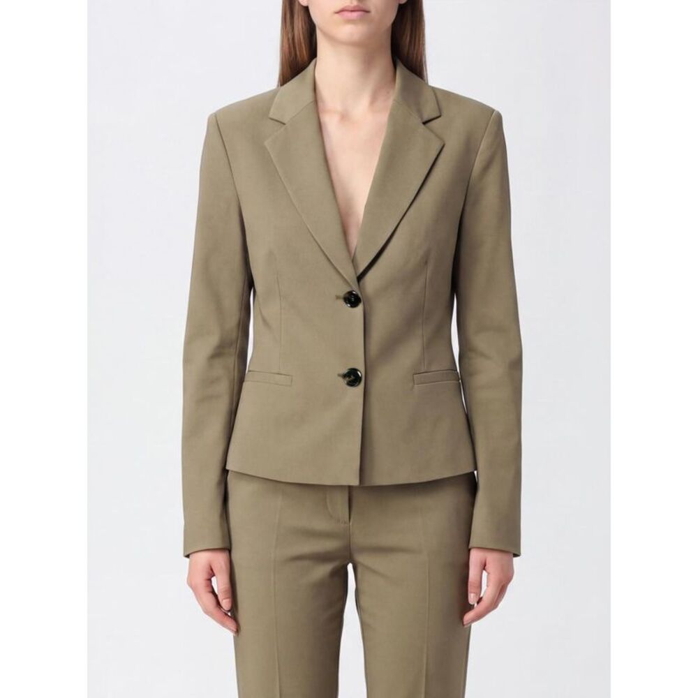 Pinko Women Slim Fit Single-Breasted Criªpe Blazer Pinko With Two-Button Closure